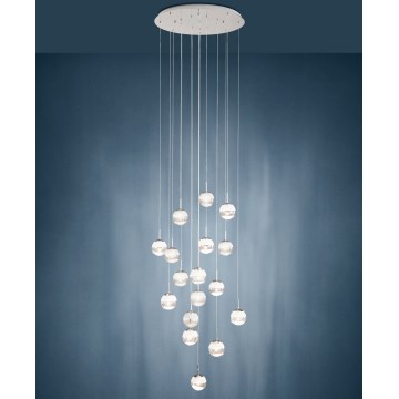 Eglo - LED Stmievateľný luster na lanku 17xLED/5W/230V