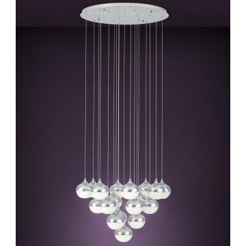 Eglo - LED Stmievateľný luster na lanku 18xLED/3,1W/230V