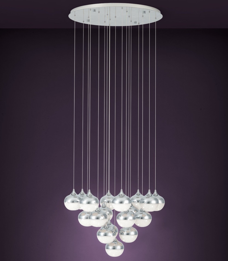 Eglo - LED Stmievateľný luster na lanku 18xLED/3,1W/230V