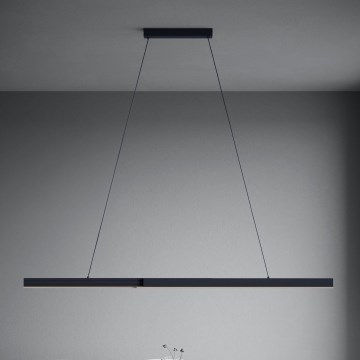 Eglo - LED Stmievateľný luster na lanku LED/20W/230V 3000K čierna