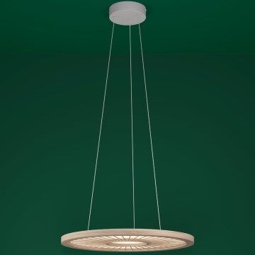 Eglo - LED Stmievateľný luster na lanku LED/36W/230V 4000K béžová