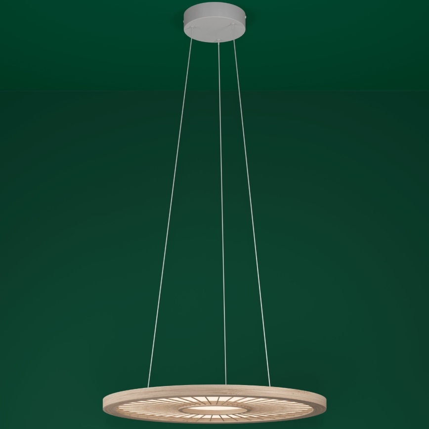 Eglo - LED Stmievateľný luster na lanku LED/36W/230V 4000K béžová