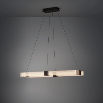Eglo - LED Stmievateľný luster na lanku LED/39,2W/230V 3000K čierna