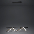 Eglo - LED Stmievateľný luster na lanku LED/46W/230V 2700-6500K čierna/zlatá + diaľkové ovládanie
