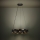 Eglo - LED Stmievateľný luster na lanku LED/72W/230V 3000K čierna/zlatá