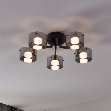 Eglo - LED Stmievateľný prisadený luster 5xLED/5,4W/230V