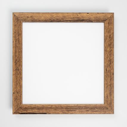 Eglo - LED Stmievateľný prisadený panel SALOBRENA 2 WOOD LED/25W/230V 4000K 49,5x49,5 cm hnedá
