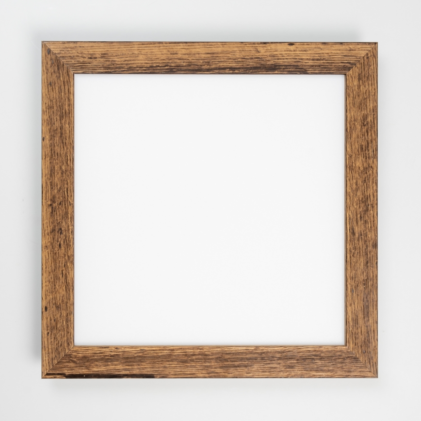 Eglo - LED Stmievateľný prisadený panel SALOBRENA 2 WOOD LED/25W/230V 4000K 49,5x49,5 cm hnedá