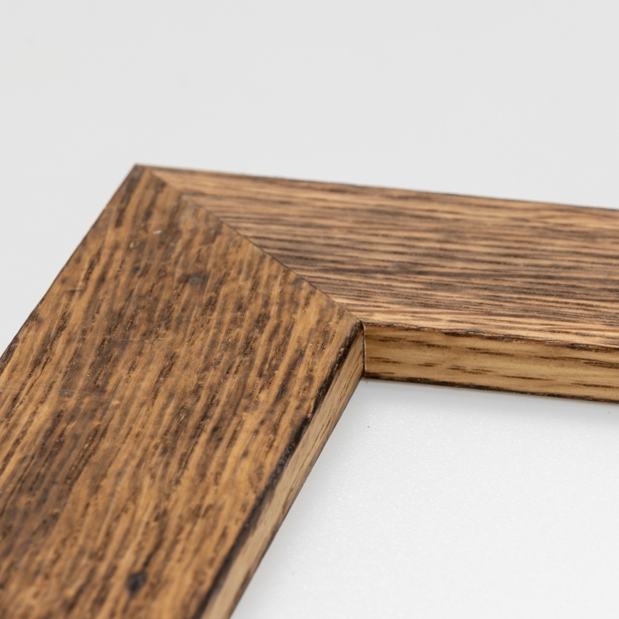 Eglo - LED Stmievateľný prisadený panel SALOBRENA 2 WOOD LED/25W/230V 4000K 49,5x49,5 cm hnedá