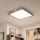 Eglo - LED Stmievateľný prisadený panel SALOBRENA-CL WOOD LED/31W/230V 2700-6500K 64x64 cm hnedá