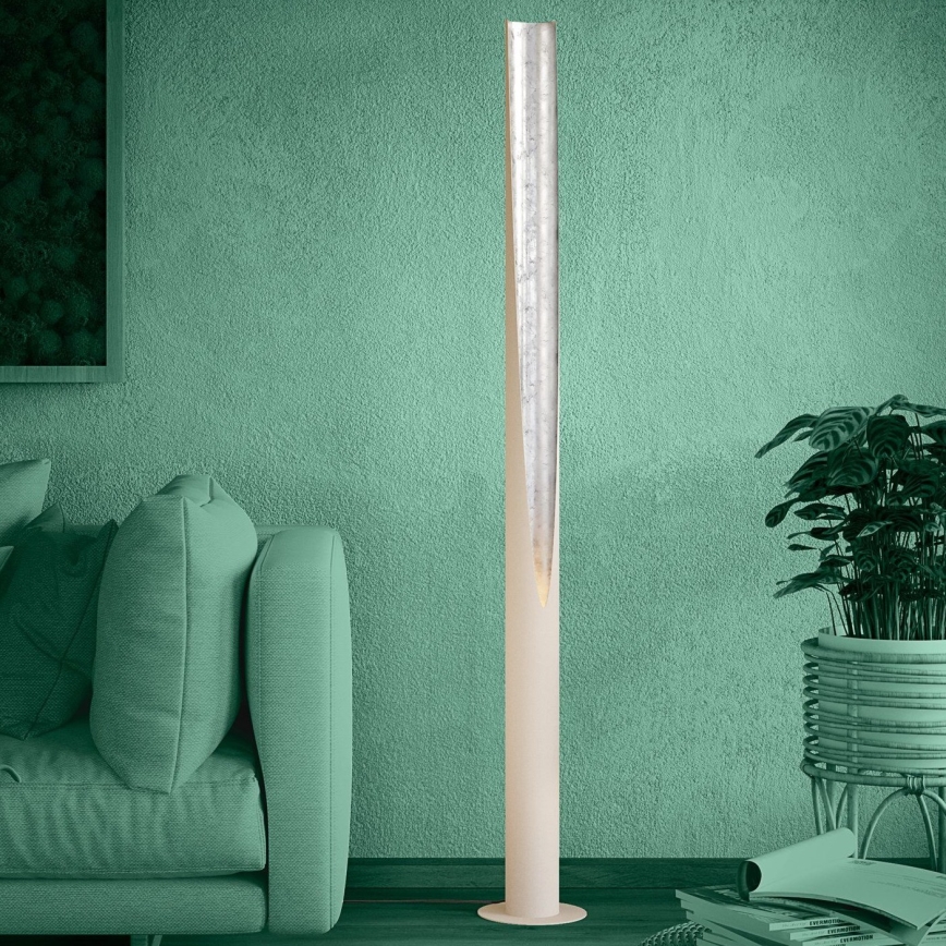 Eglo - LED Stojacia lampa 1xGU10/5,7W/230V béžová
