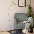 Eglo - LED Stojacia lampa 1xGU10/5W/230V 3000K béžová