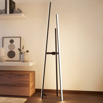 Eglo - LED stojacia lampa LED/30W/230V čierna