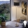 Eglo - LED Stojacia lampa TUNJA 1xE27/60W/230V matný chróm/čierna