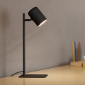 Eglo - LED Stolná lampa 1xGU10/4,5W/230V čierna