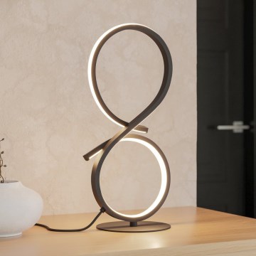 Eglo - LED Stolná lampa LED/11,4W/230V 3000K čierna