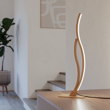 Eglo - LED Stolná lampa LED/12W/230V 4000K béžová