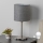 Eglo - LED  Stolná lampa TUNJA 1xE27/60W/230V 26,5 cm matný chróm/šedá