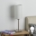 Eglo - LED  Stolová lampa TUNJA 1xE27/60W/230V 26,5 cm matný chróm/biela