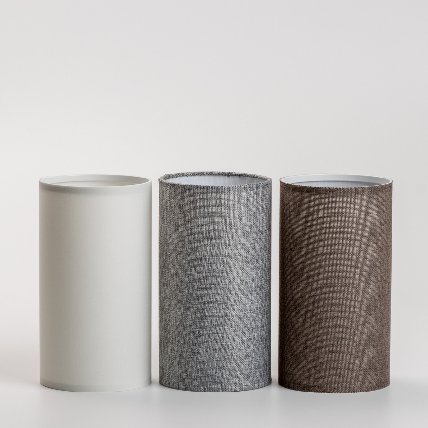 Eglo - LED  Stolová lampa TUNJA 1xE27/60W/230V 26,5 cm matný chróm/biela