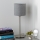 Eglo - LED stolová lampa TUNJA 1xE27/60W/230V 38,5 cm matný chróm/sivá
