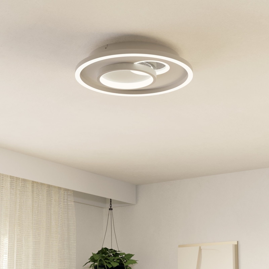 Eglo - LED Stropné svietidlo 1xLED/14W/230V + 1xLED/8,5W pr. 38 cm biela