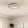 Eglo - LED Stropné svietidlo 1xLED/16,2W/230V + 1xLED/9,2W 38x38 cm biela