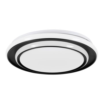 Eglo - LED stropné svietidlo, 24 W, 230 V, 2700/4000/6500 K, priemer 40 cm, čierne
