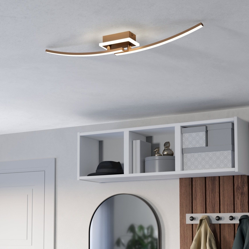 Eglo - LED Stropné svietidlo LED/12W/230V 4000K medená
