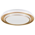 Eglo - LED stropné svietidlo LED/24W/230V pr. 40 cm zlaté