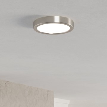 Eglo - LED stropné svietidlo LED/7,5W/230V 2700/4000/6500K pr. 16,6 cm matný chróm