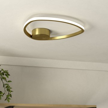 Eglo - LED stropné svietidlo LED/9,7W/230V 2700/4000/6500K pr. 37,5 cm zlatá