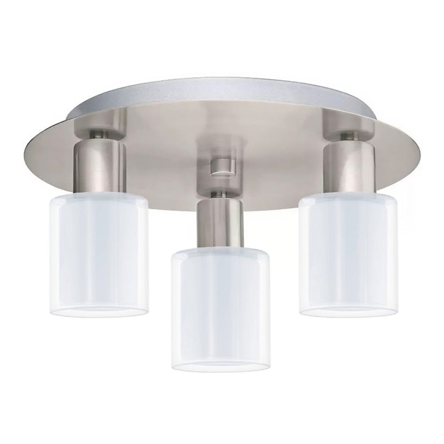 Eglo - LED Stropné svietidlo MY CHOICE 3xE14/4W/230V matný chróm/biela