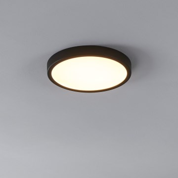 Eglo - LED stropné svietidlo so senzorom LED/20,5W/230V 3000K čierne pr. 28,5 cm