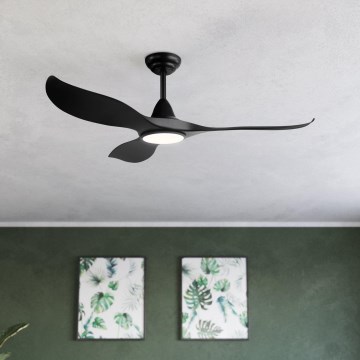 Eglo - LED Stropný ventilátor LED/15W/230V + diaľkové ovládanie