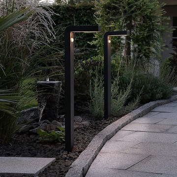 Eglo - LED Venkovné solárne svietidlo so senzorom 18xLED/0,2W/3,7V 2200 mAh IP44