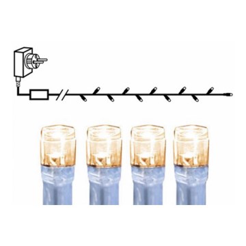 Eglo - LED vonkajší reťaz 160xLED 16m IP44 teplá biela