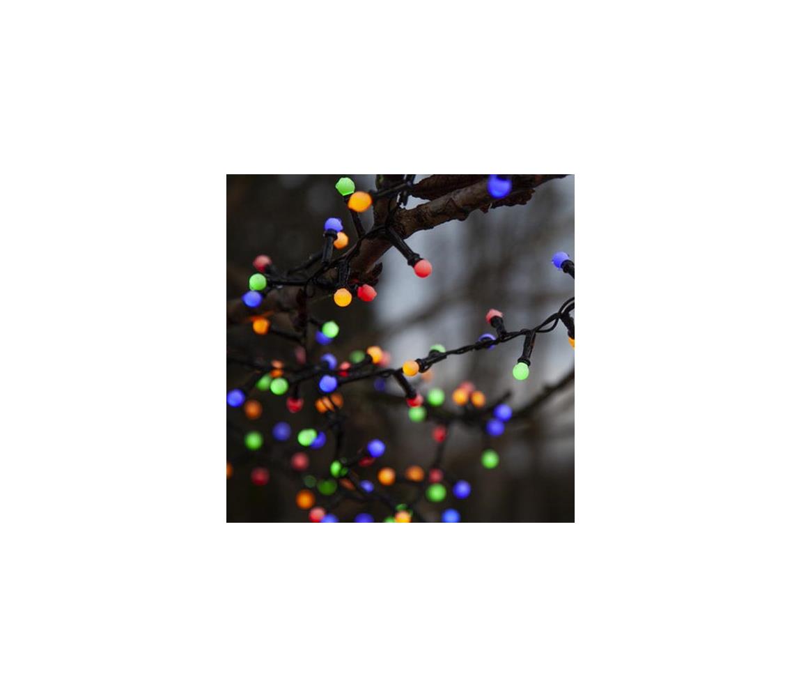 Eglo - LED vonkajšia svetelná reťaz BERRY MINI 300×LED/8 režimov 11 m IP44 viacfarebná 472-51
