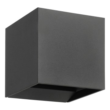 Eglo - LED Vonkajšie nástenné svietidlo 2xLED/2,8W/230V IP54 antracit