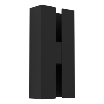 Eglo - LED vonkajšie nástenné svietidlo 2xLED/4W/230V 2700/4000/6000K. IP44 čierne