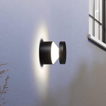 Eglo - LED vonkajšie nástenné svietidlo LED/11W/230V čierne IP44