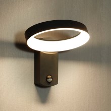 Eglo - LED Vonkajšie nástenné svietidlo so senzorom LED/11W/230V