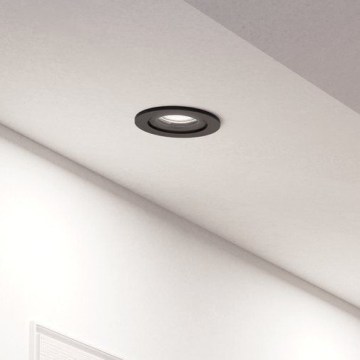 Eglo - LED zapustené bodové svietidlo 1xGU10/4,5W/230V čierna