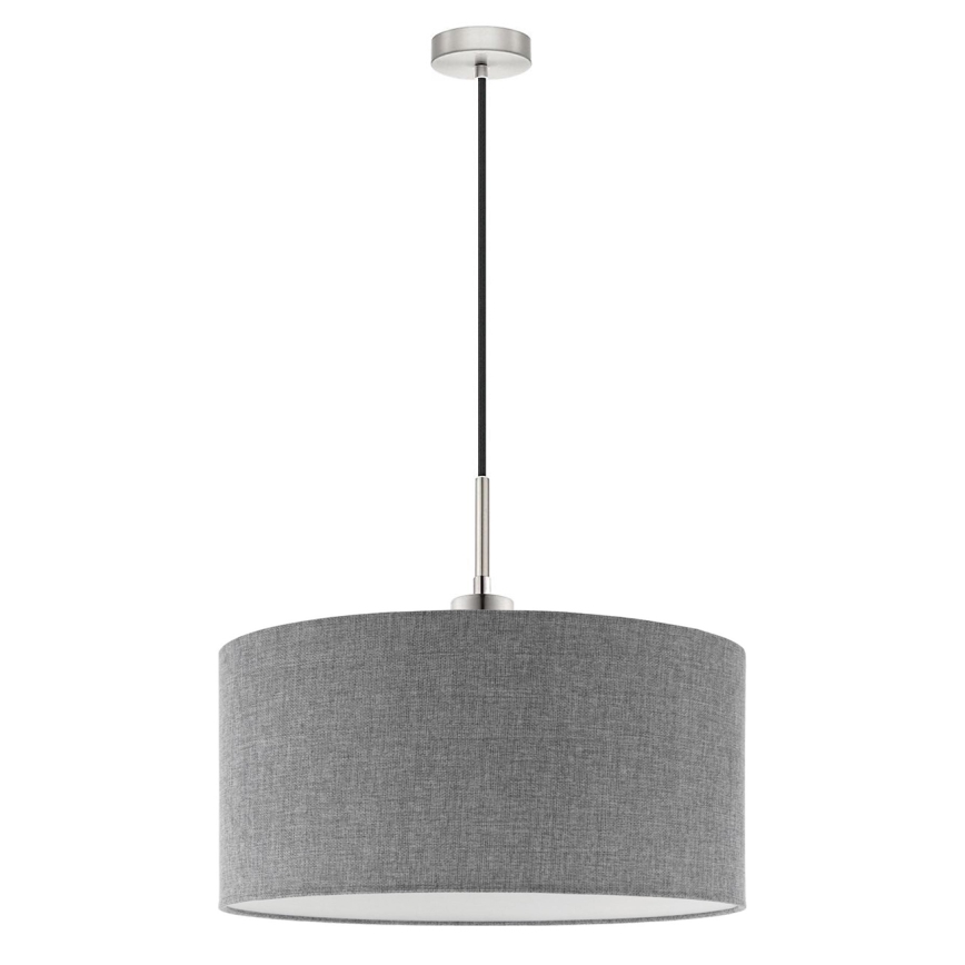 Eglo - LED závesný luster na lankách TUNJA 1xE27/60W/230V sivý