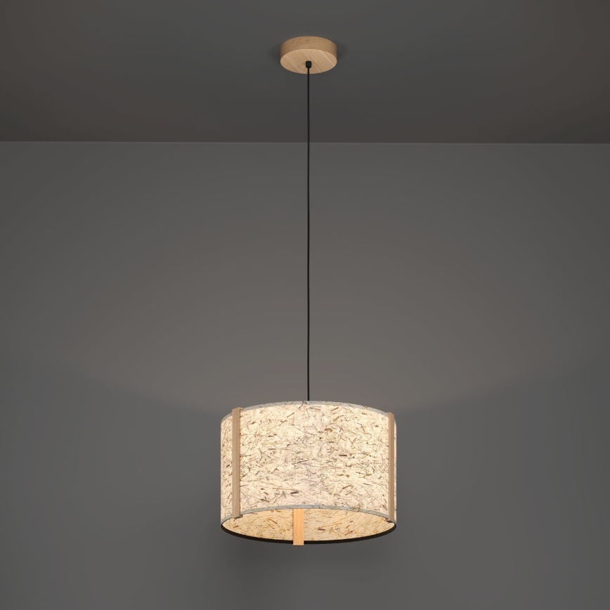 Eglo - Luster na lanku 1xE27/25W/230V béžová