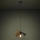 Eglo - Luster na lanku 1xE27/40W/230V 41 cm čierna/zlatá