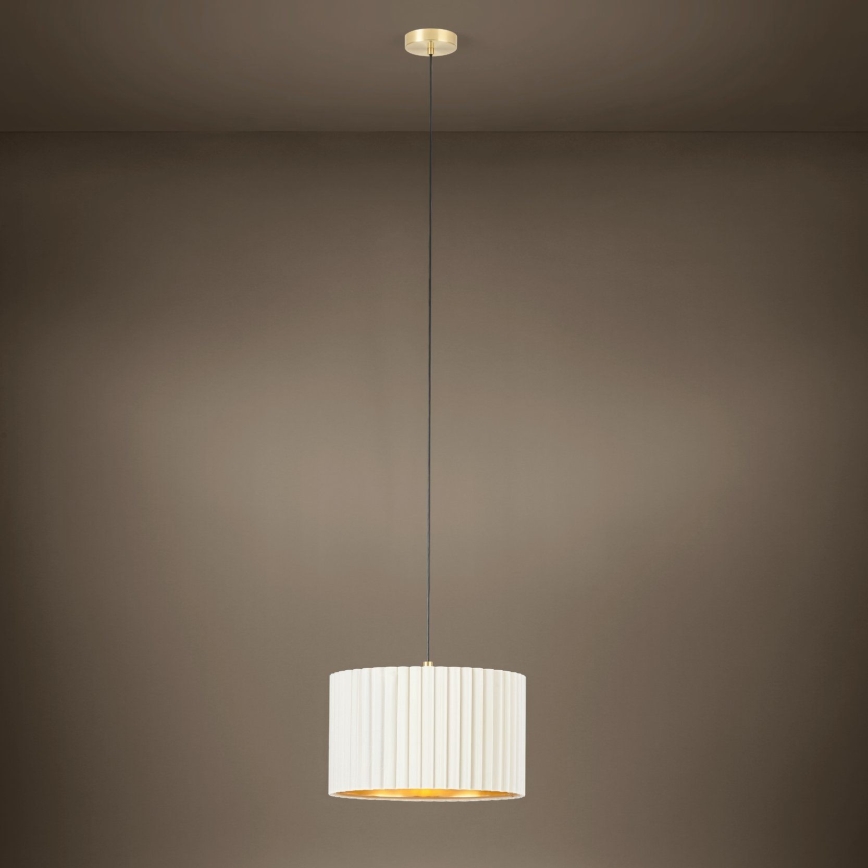 Eglo - Luster na lanku 1xE27/40W/230V biela