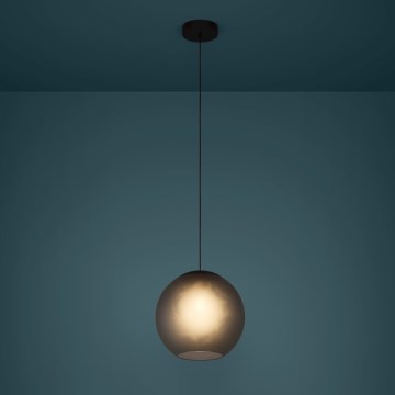 Eglo - Luster na lanku 1xE27/40W/230V dymová
