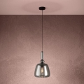 Eglo - Luster na lanku 1xE27/40W/230V dymová
