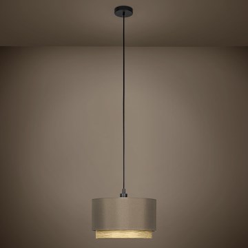 Eglo - Luster na lanku 1xE27/40W/230V hnedá